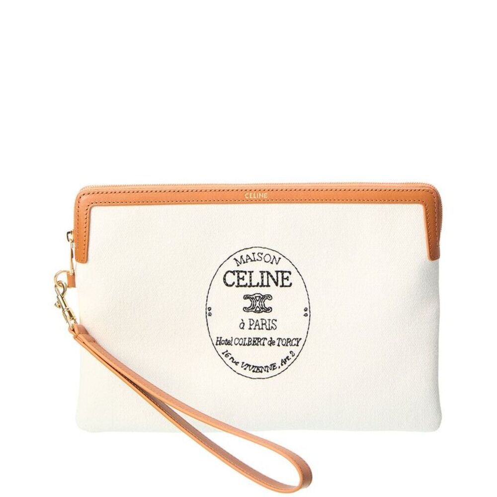 Celine Triomphe Small Canvas Pouch